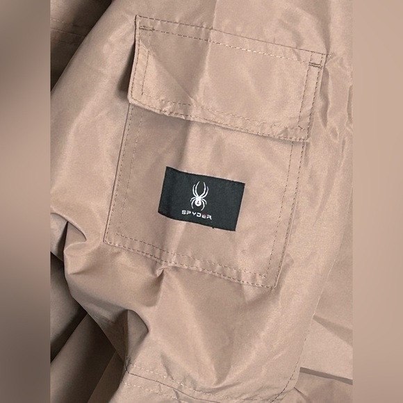 Spyder Men's Beige Windbreaker Jacket - Picture 7 of 15